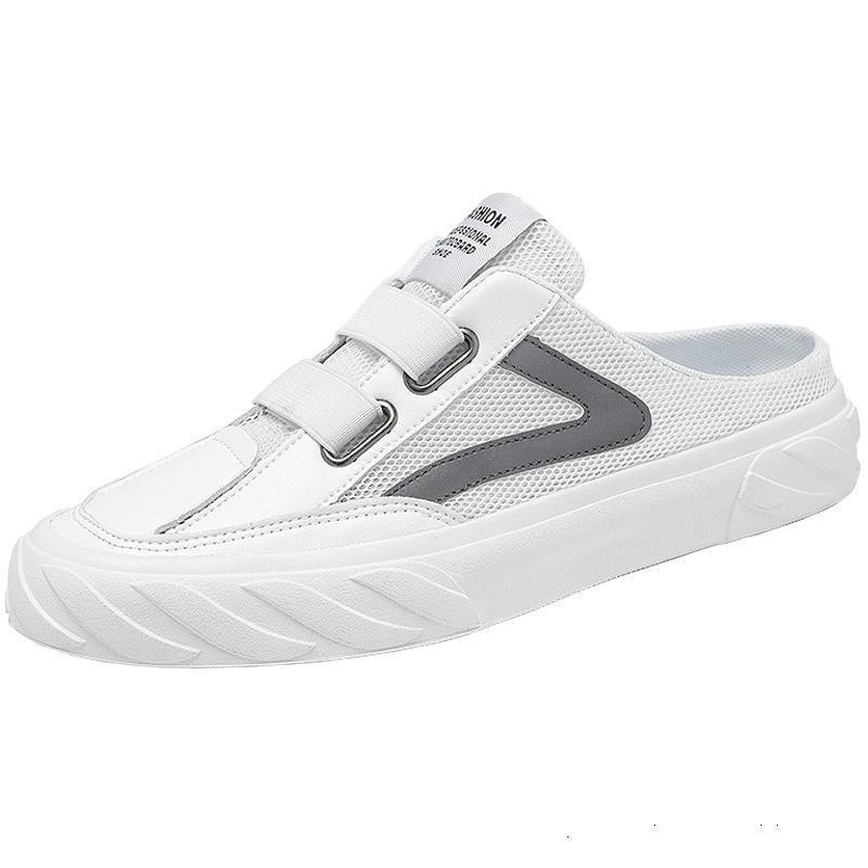 2025 Summer New Men's Breathable Thin Odor-Resistant Mesh Sports Casual White Sneakers Perforated Trendy Shoes