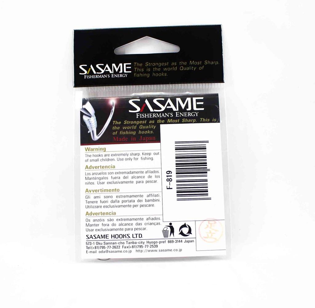 Sasame F-819 Falling Fox Köderhaken Größe 8 (5865)