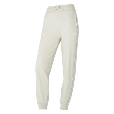 Solid Color High Waist Knitted Sports Pants Women Bottoms White 682160-87
