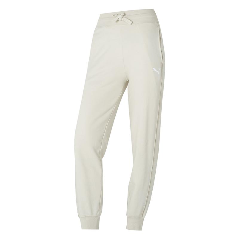

Puma Однотонные трикотажные спортивные брюки с высокой талией женские плавки белого цвета 682160-87 2XL