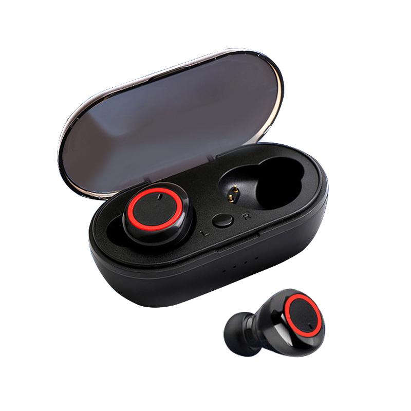 Y50 Tws Bluetooth Earphones Wireless Headset Waterproof Deep Bass Earbuds Sport Earphones True Wireless Stereo Headphones