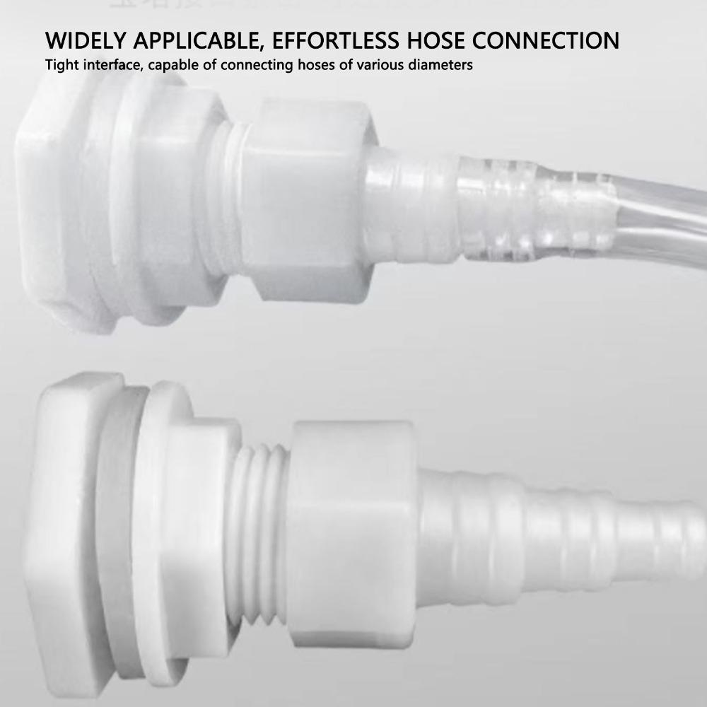 10Pcs G1/2 Thread Water Tank Hose Joint Thickened Water Tank Hose Adapter Chicken Water Dispenser