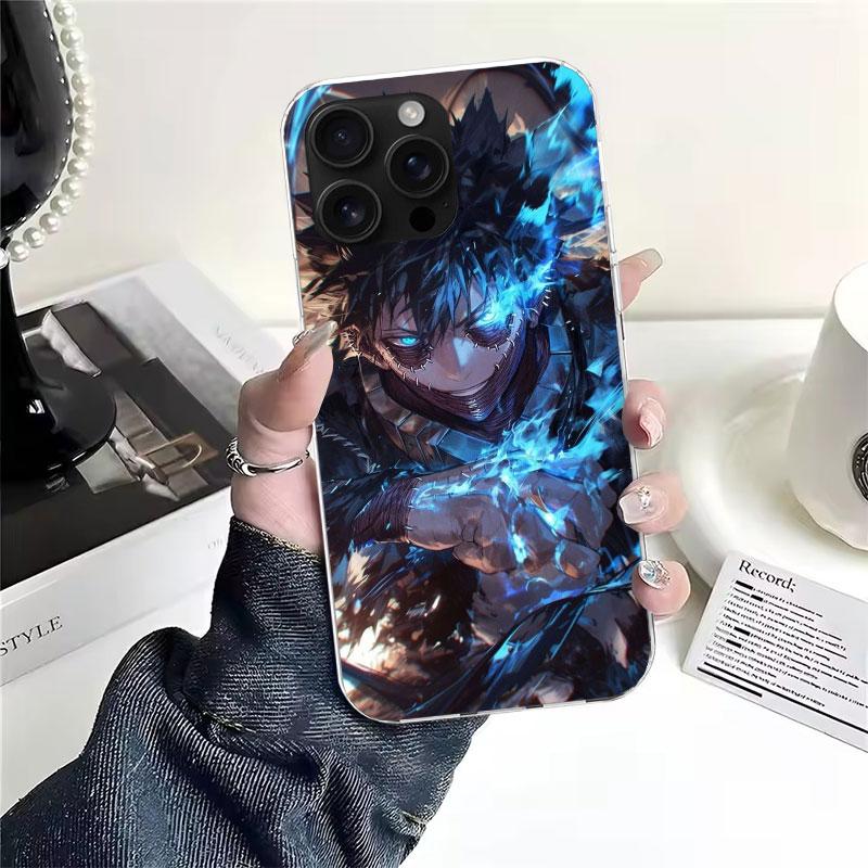 Dabi MHA My Hero A-Academy Soft Phone Case For IPhone 11 17 Air 16E 16 Pro Max 15 + 14 Plus 13 Mini 12 Apple 7 SE 8 Fundas Coque