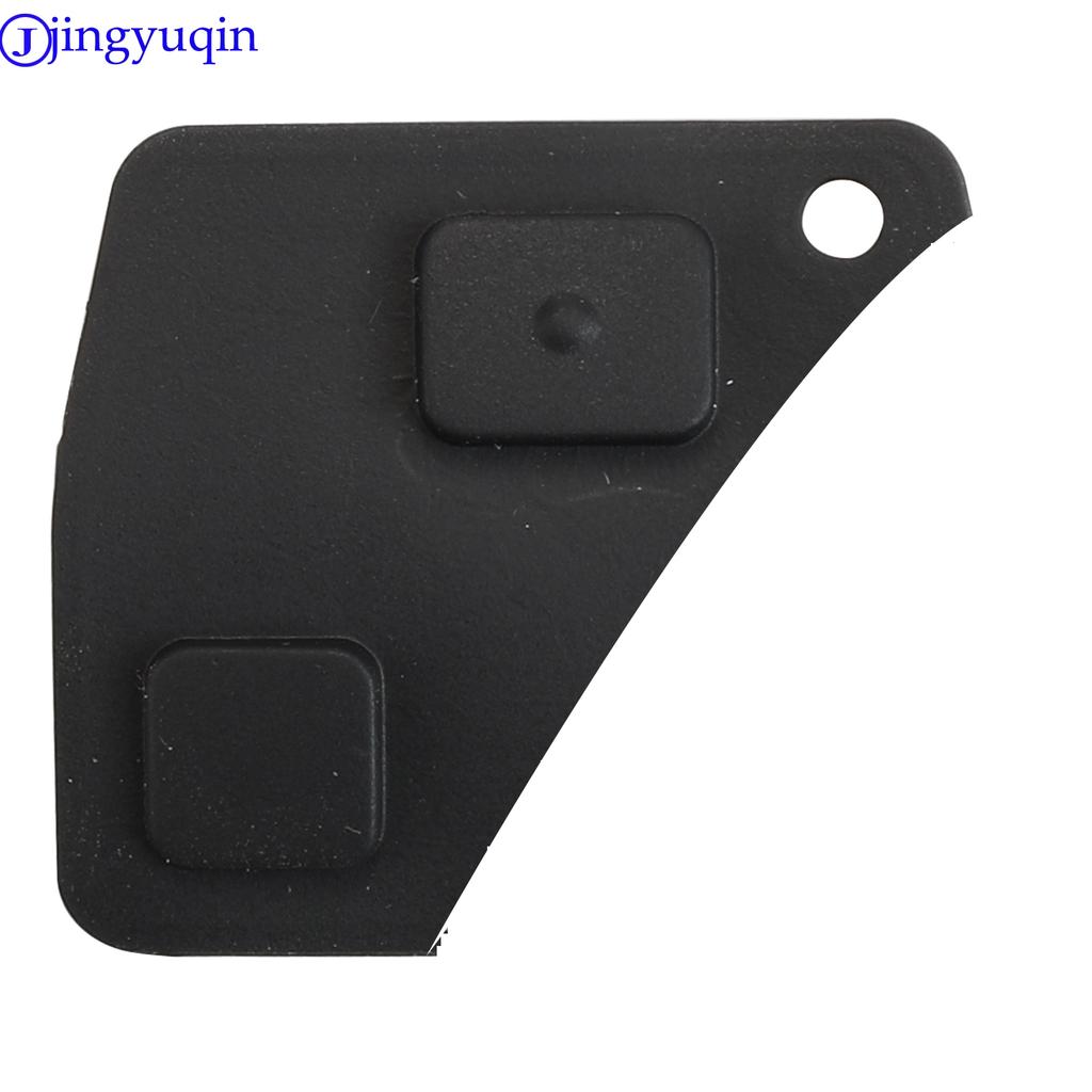 Jingyuqin 10pieces/lot  2/3 Buttons Wholesale Replacement Remote Key Silicon Rubber Pad For Lexus for Toyota