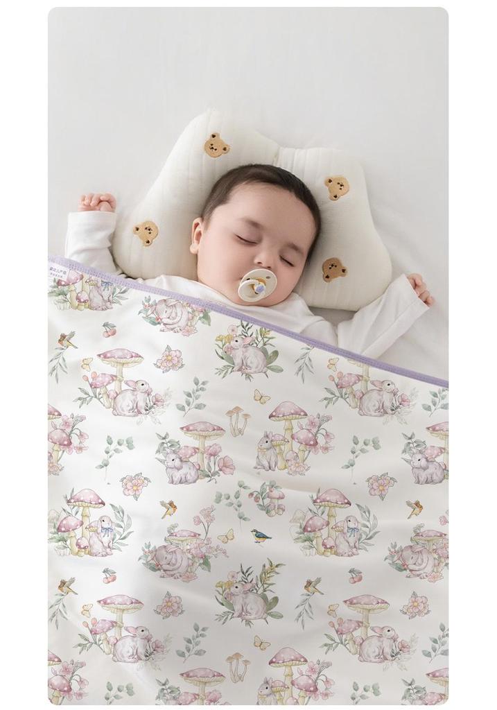 Pure Cotton Four Seasons Baby Swaddle Blanket - Anti-Startle, Newborn Essential