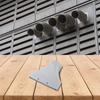 22x25x2cm Exhaust Connection Adapter Ventilation Perfect Airflow Four Locking Tabs High-Quality Plastic Minimal Height