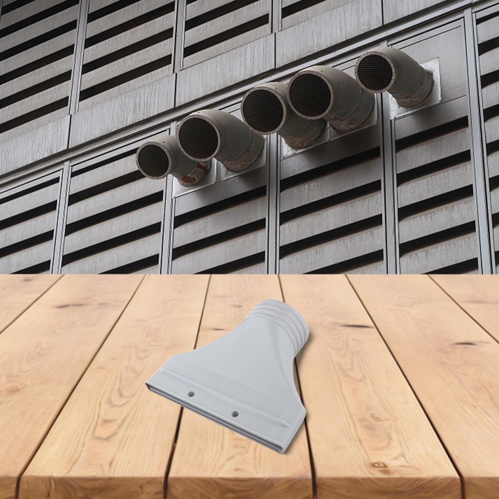 

22x25x2cm Exhaust Connection Adapter Ventilation Perfect Airflow Four Locking Tabs High-Quality Plastic Minimal Height China Mainland