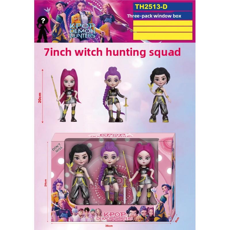 K-Pop New Demon Hunter Girl Group Men's Group Figure Model Blind Box Tide Play Doll Ornament