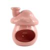 Incense Burner Tabletop Ornament Multifunctional Mushroom Decoration Sage Burner for Meditation Bedroom Office Dining Room