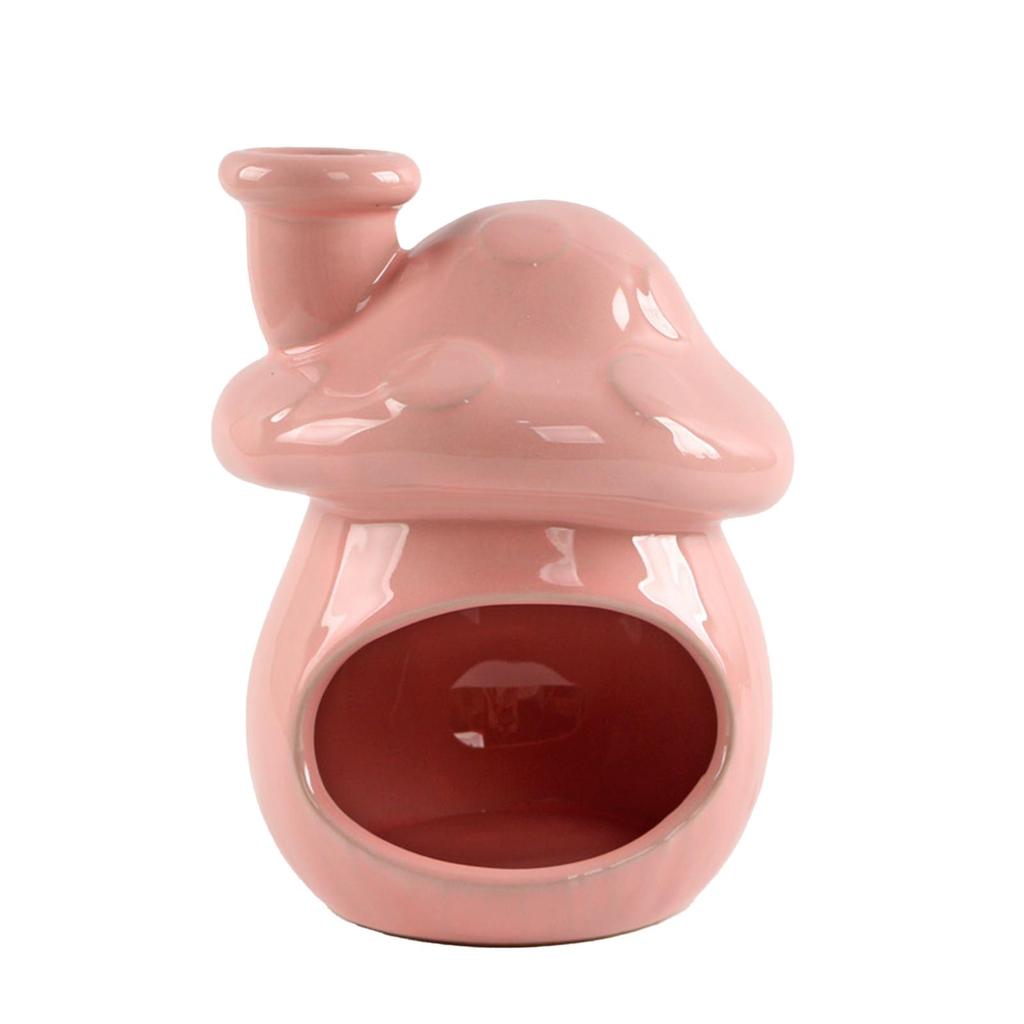 Incense Burner Tabletop Ornament Multifunctional Mushroom Decoration Sage Burner for Meditation Bedroom Office Dining Room