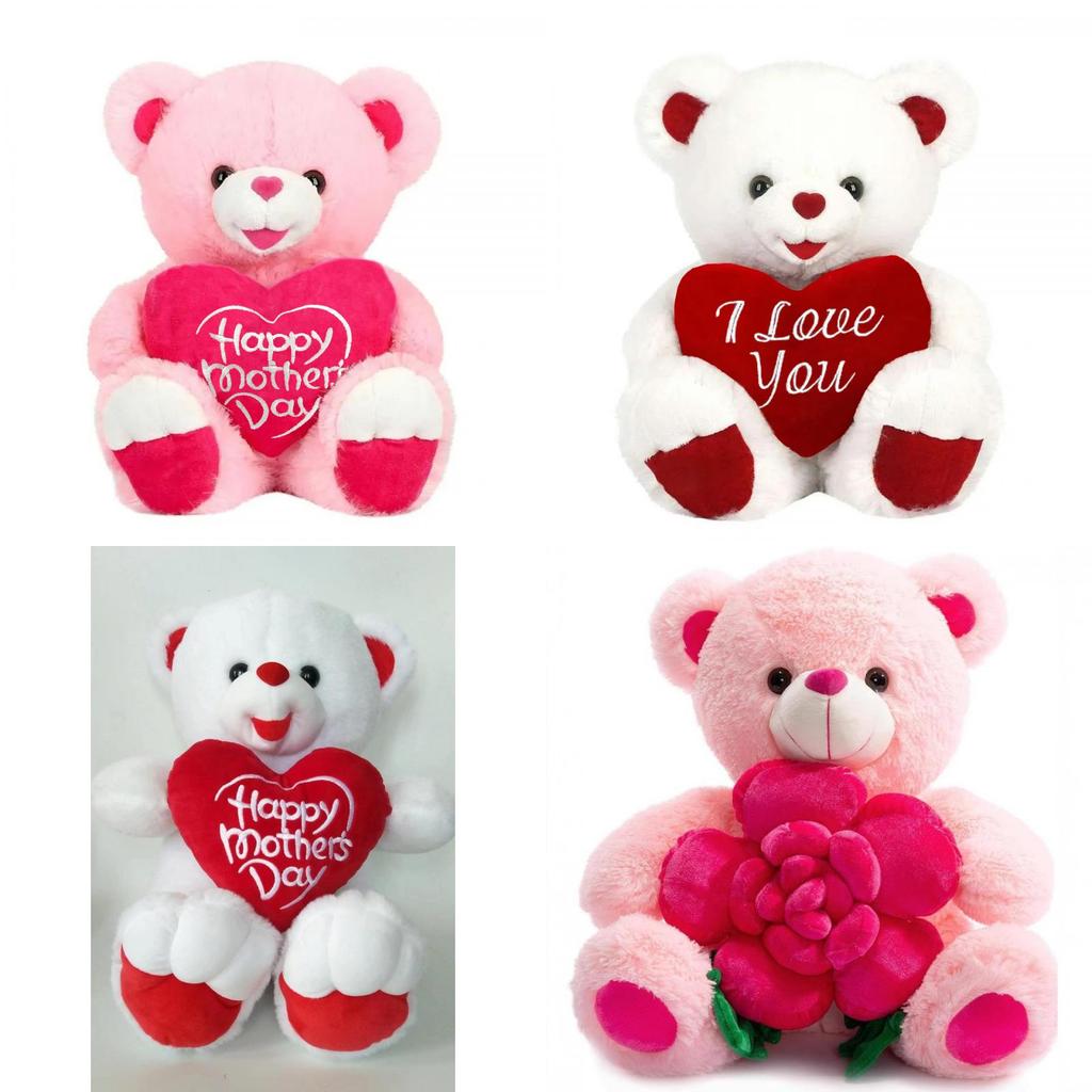 Plush Bear Doll With Pp Cotton Filling For Girls And Valentines Day Gift