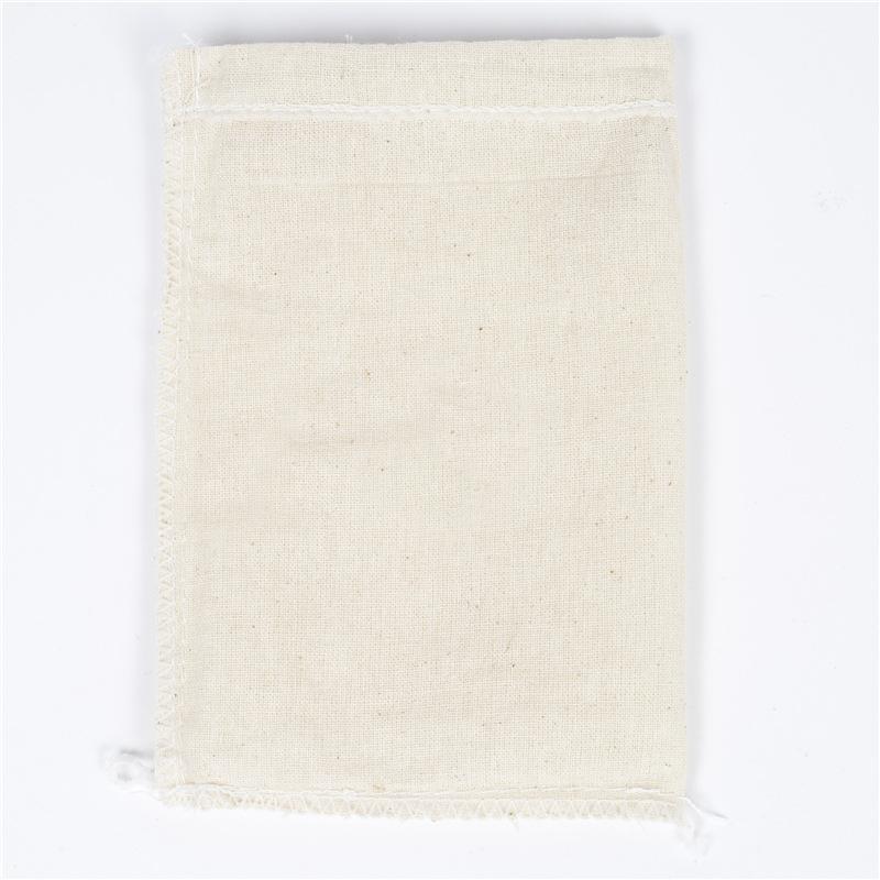 100 Pcs/Lot Cotton Drawstring Bags for Wedding Christmas Gift DIY Package Small Plain Pouches Home Dustproof Storage Sacks