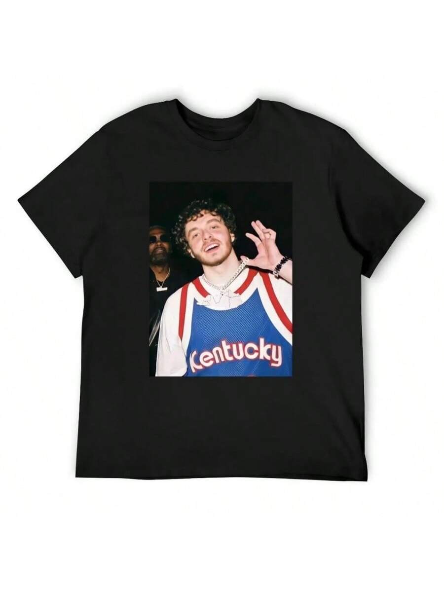 Jack Harlow Poster, Gift For Boyfriend Poster Poster,Jack Harlow Lover Poster T-Shirt Man T Shirt Anime Shirt Men Workout Shirt_1 S разноцветный