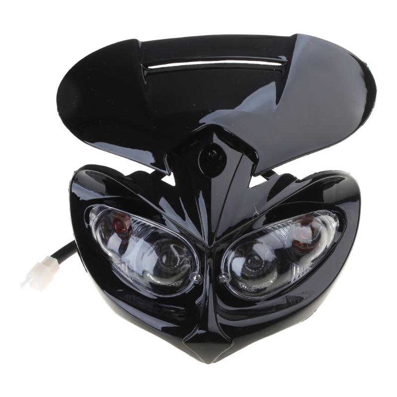 Motorradverkleidung für Scheinwerfer Fernlicht Abblendlicht Dual für F-Eagle Apollo für DC 1