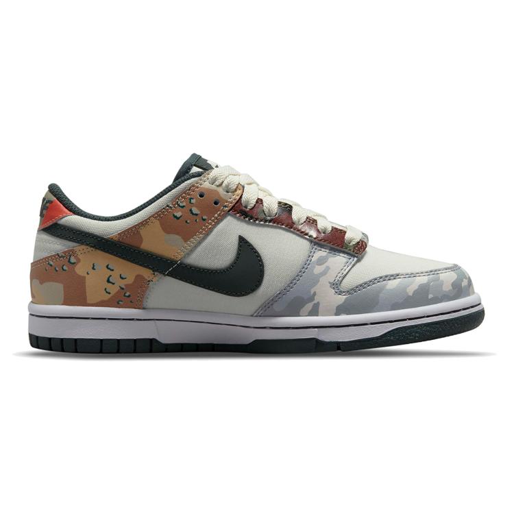 Nové Nike Dunk Low Sail Multi Camo GS DB1909-100