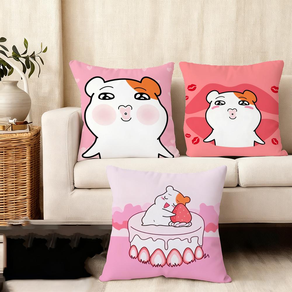 Cute E-Ebichus Funny Cushion Cover Pillowcase Ultra Soft Skin Friendly Fabric Cloud Like Comfort & Concealed Zipper