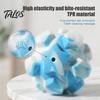 Durable Dog Chew Toys for Aggressive Chewers Squeaky Balls, TPR Interactive Pet Toy, Teeth Cleaning High Toughness Gnawing Star Texture Toy