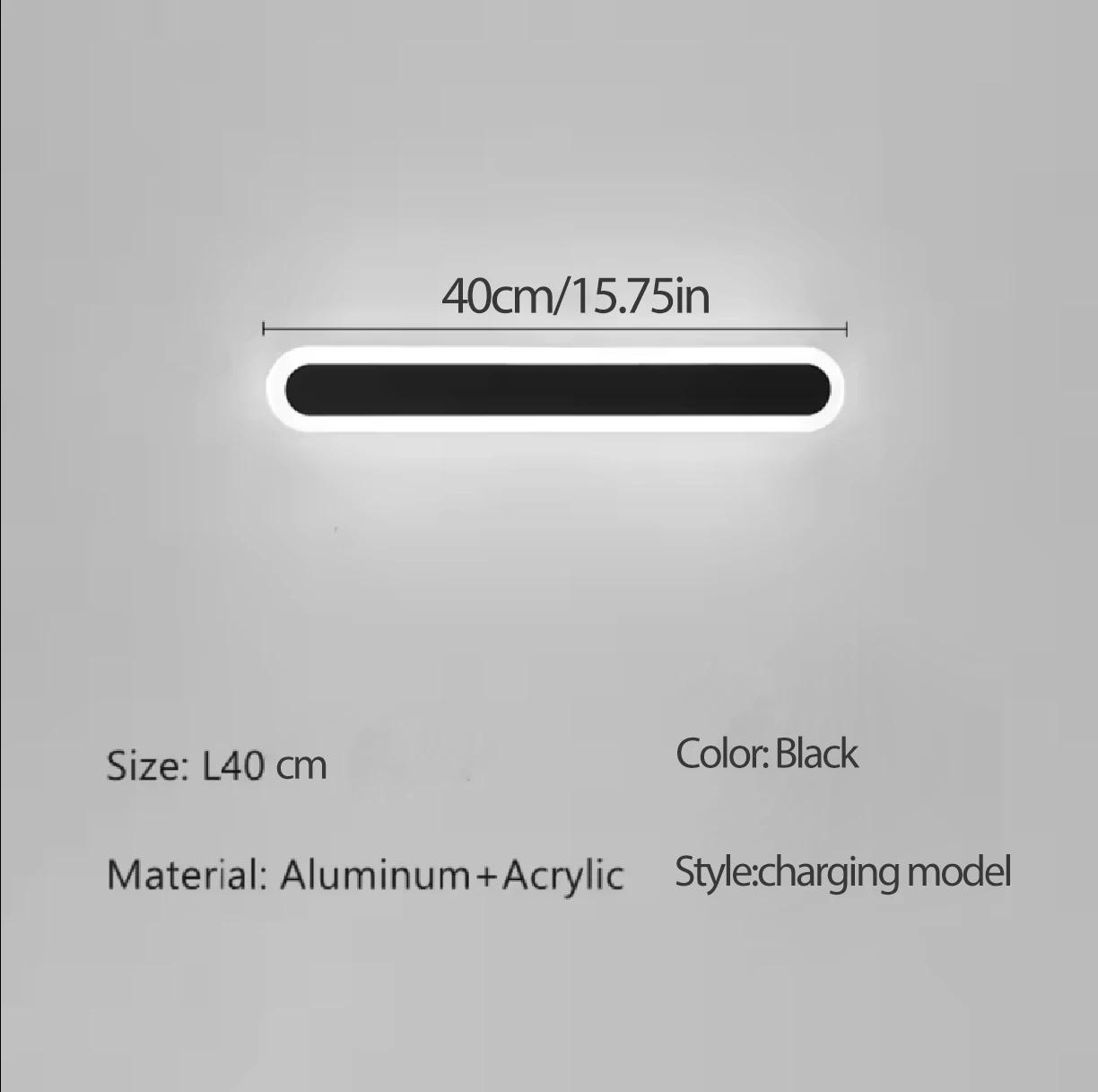 

USB Recharge Wall Lamp Hand Sweeping For Living Room Bedroom Kitchen Backyard Garage Living Room Home LED Lighting Fixtures Stepless Dimming