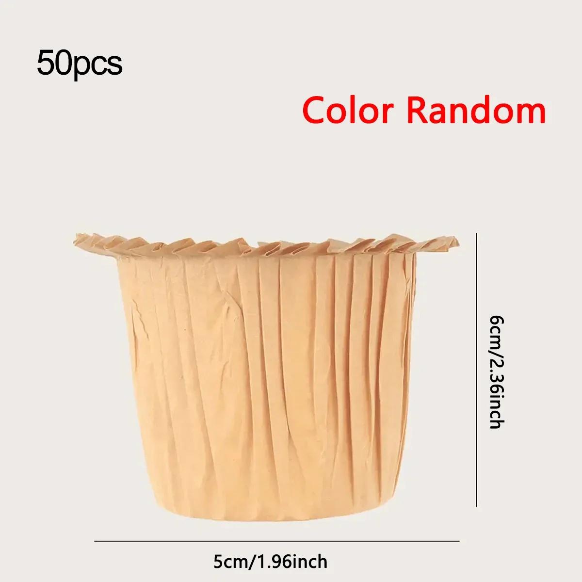 

50/100 шт.-чашка для кекса термостойкая бумажная чашка чашка маслостойкая чашка для маффина чашка-цилиндр форма для выпечки бытовая шифоновая бумажная чашка