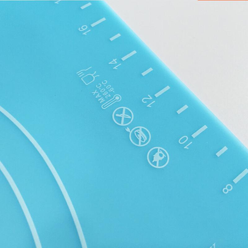 Silicone Rolling Cut Mat Fondant Clay Pastry Icing Dough Cake Tool Sugarcraft