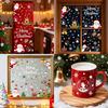 Christmas Sticker - 8 Decorative Plates for Window Glass Mirror Fridge Christmas Electrostatic Reusable Phonillico®