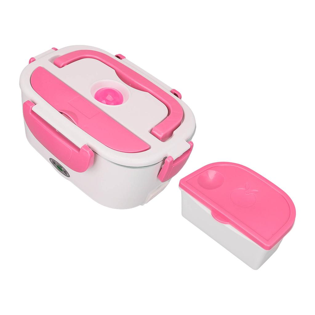 Heated Lunch Box 1.5L 40W Heating Cigarette Lighter Plug Food Grade PP Electric Lunch Box for Home Office Travel