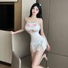 Sex Clothes No-take-off Pajamas Seduction Couple Cute Pure Desire Sexy Underwear Women's Suspender Skirt 2737