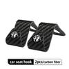 2/4pcs Car Seat Headrest Hook Storage Portable Interior Bracket For Alfa Romeo Giulia 147 Mito 156 159 166 GT Stelvio Brera
