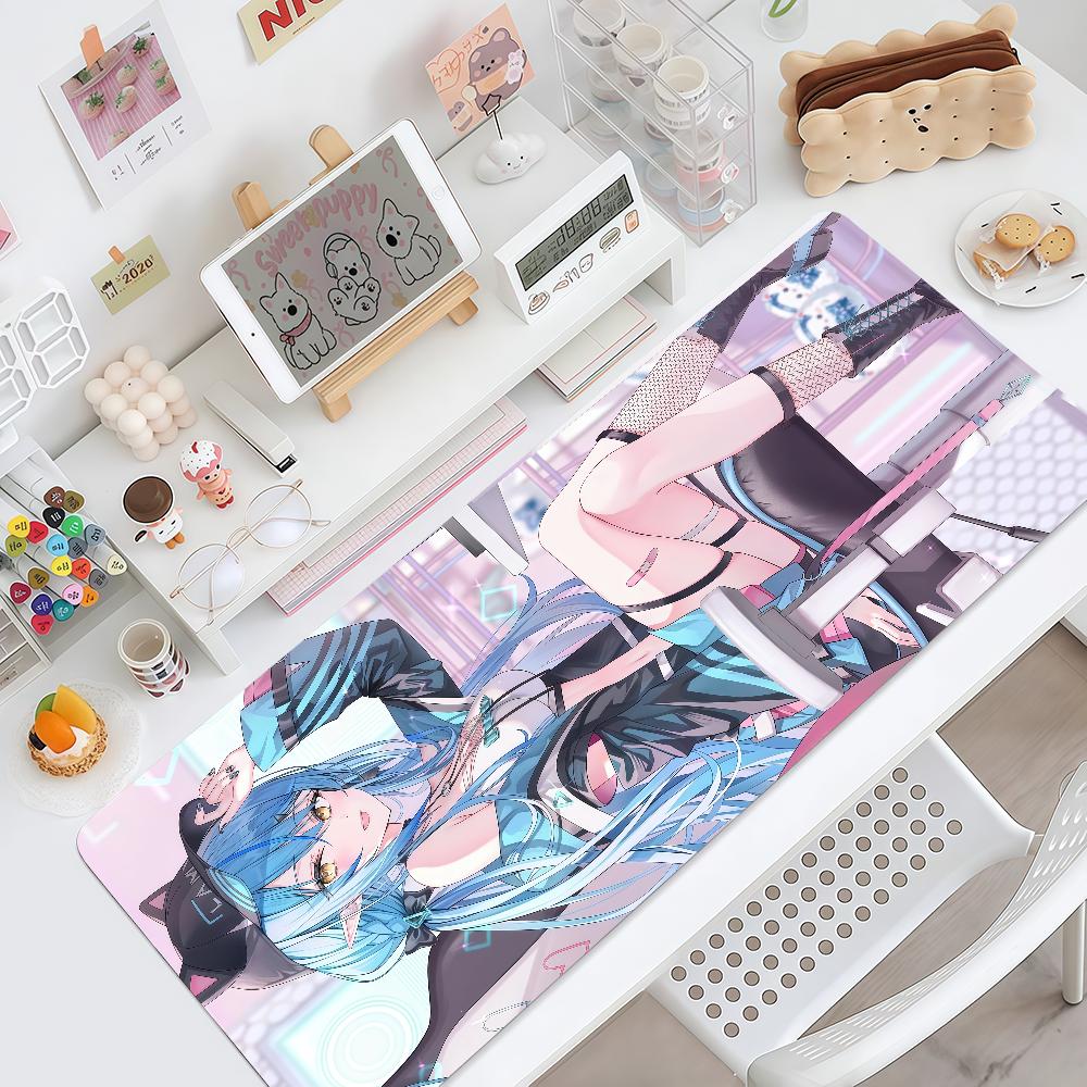 Mouse Pad MousePad Non-slip Lockedge Office Student Gaming Thickened Large Writing Y-Yukihana Lamy Pad Singer Cushion