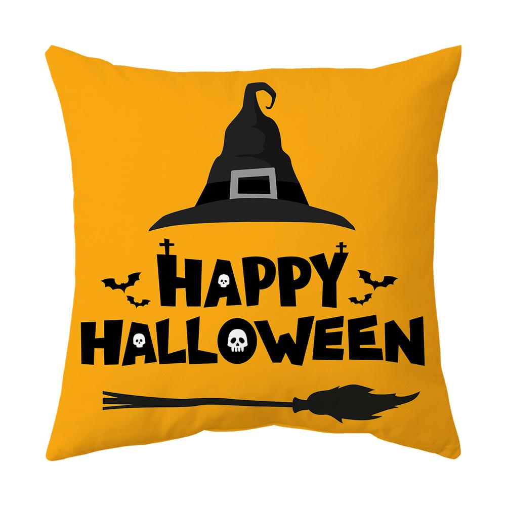 Halloween Pillow, Sofa Pillow Case, Printed Holiday Decoration Scene, Party Ghost Festival Decoration