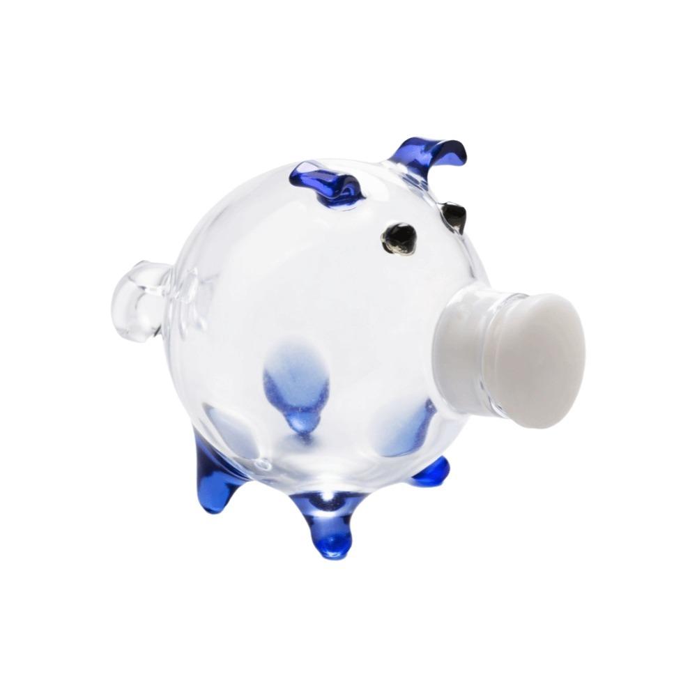 Visible Pig Shape Piggy Bank Cartoon Golden Beans Container Delicate Piggy Money Bank Home Decor