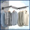 Invisible No-Drill Folding Balcony Clothes Rack & Drying Rod