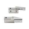 Stainless Steel Glass Clip Without Opening Up and Down Shaft Hinge Stainless Steel Glass Showcase Door Hinge Accessories