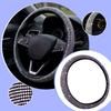 Car Steering Wheel Cover, Suitable For 15 Inch Diameter, Shiny Crystal Diamond Steering Wheel Protective Cover