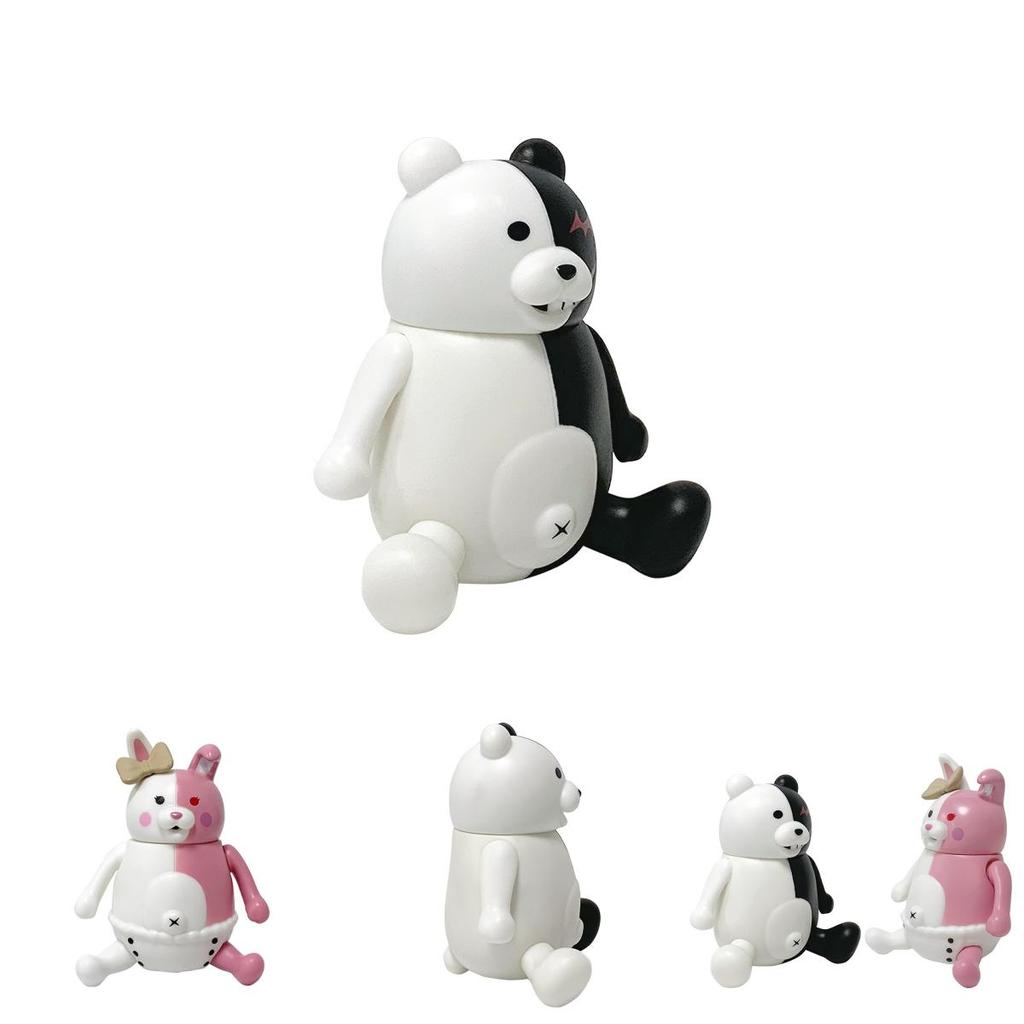 Danganronpa Trigger Happy Havoc Monokuma und Monomi PVC Modell Ornament mit beweglichen Gelenken als Geschenk