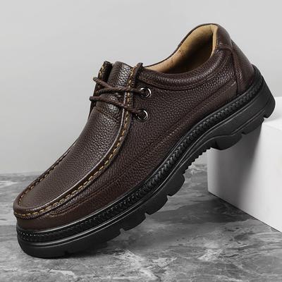 ModaPrawdziwa Skóra Męskie Buty Casual Uniwersalne Męskie Buty Oxford Biznesowe Klasyczne Męskie Buty na Ślub Nowe Męskie Wygodne Płaskie