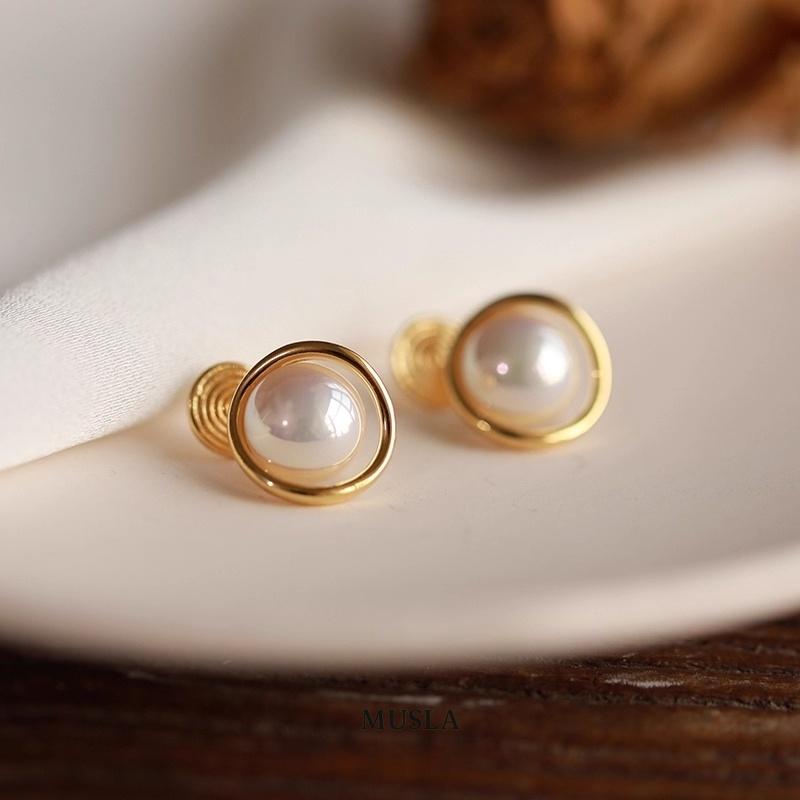 Musla Design Jewelry Cilp Earrings For Women Fashion Earrings Stud