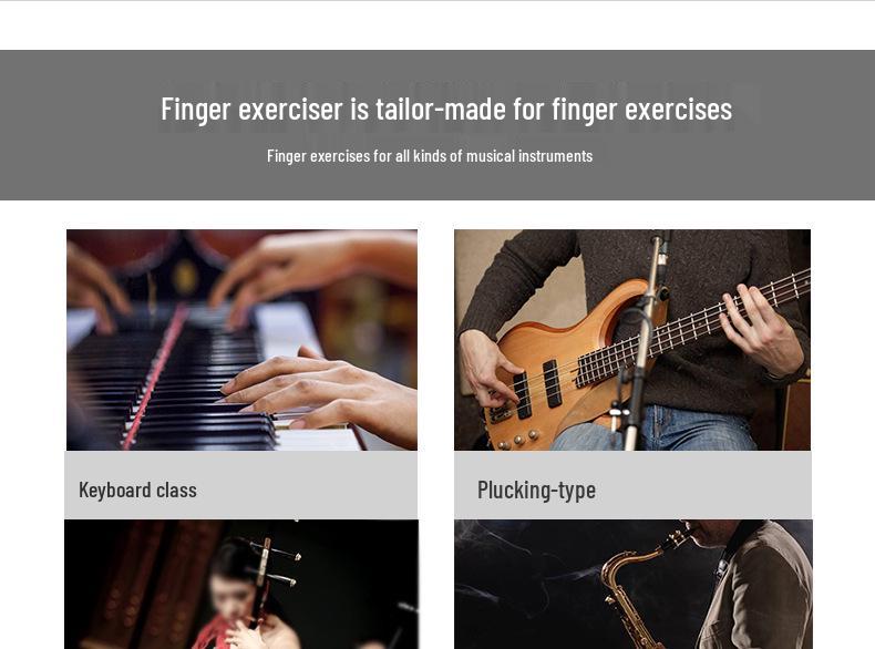 Adjustable FA-10P Flanger Piano & Guitar Finger Tension Exerciser