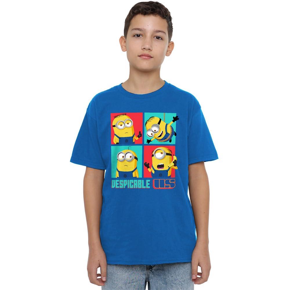 Despicable Me 4 Childrens/Kids Minions Square T-Shirt