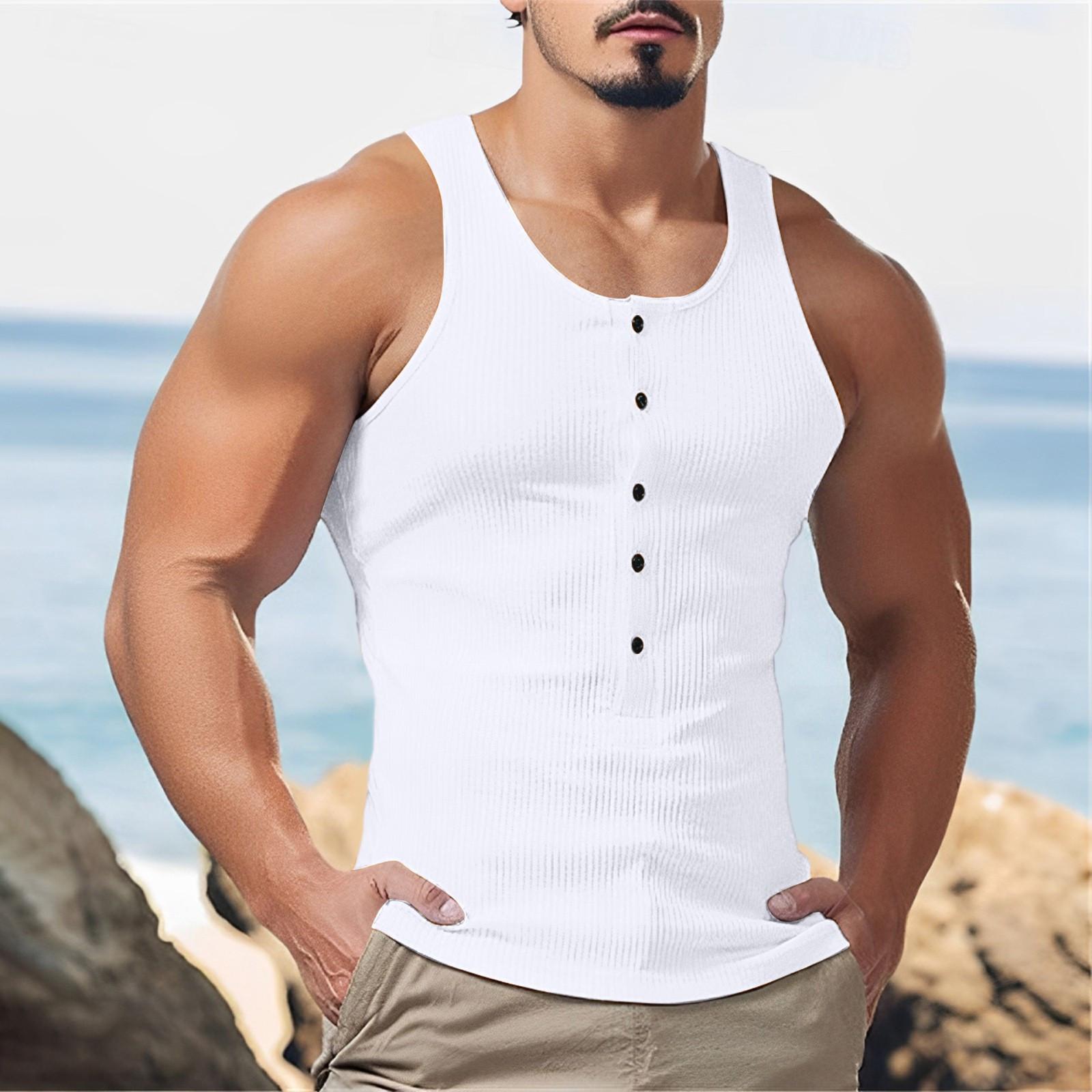 

Мужской облегающий повседневный полуоткрытый базовый слой без рукавов, жилет для фитнеса и спорта на открытом воздухе XL