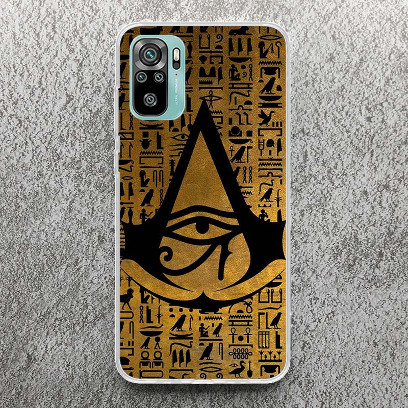 Sacred Eye of Horus Egypt Fresco Print Soft Case for Xiaomi Redmi Note 14 13 14S 12S 11S Phone Shell 10 Pro Plus 11E 11T 12 11 1