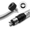 Niceden Zahnärztliches LED-Hochgeschwindigkeits-Handstück 5 Birnen Schattenloser Ring Druckknopf 2/4 Löcher