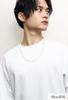 KJ Phiten [Limited Edition] Titanium Necklace, Azuki Pattern, 1.9mm Width, 40-60cm (55cm), Made in Japan, Hypoallergenic