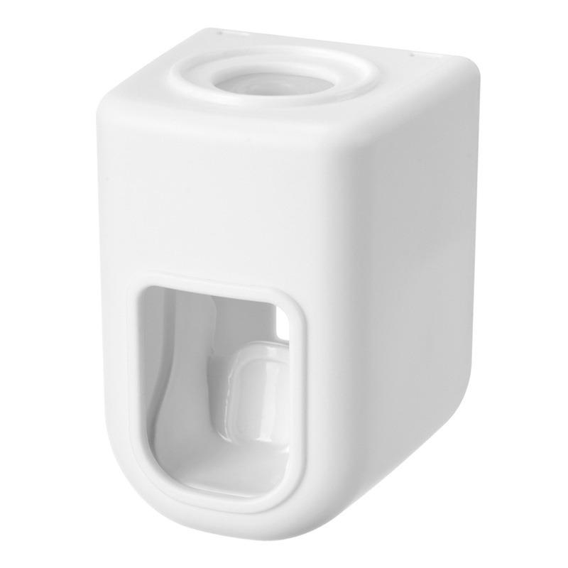 Toothpaste Squeezer Automatic Toothpaste Dispenser Self-adhesive Dust-proof Toothbrush Holder Bathroom Accessories