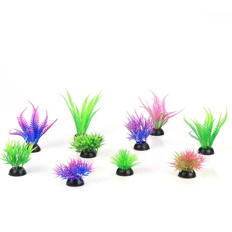 Buy 5PCS Artificial Fish Tank Aquarium Decor Water Sea Grass Plants