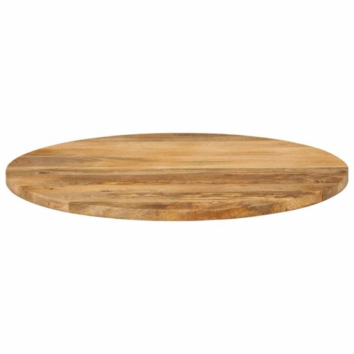 VidaXL Dessus de Table, Dessus de Table de Remplacement, Dessus de Rechange Salle à Manger, Ø 90x2,5 cm Rond Bois de 370068