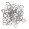30Pcs Stainless Steel Hollow Pendant Bezel 8Shape Metal Resin Frame Jewelry Making Open Bezel
