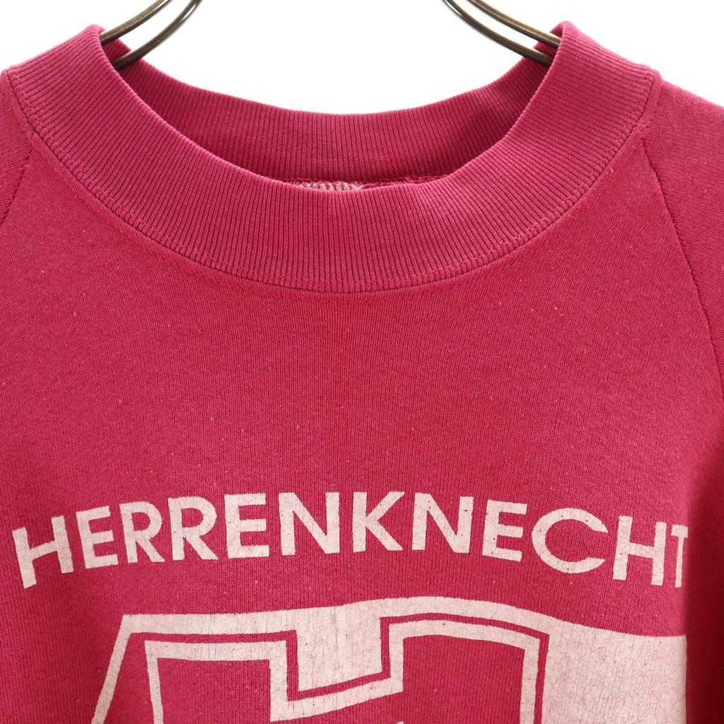 FRUIT OF THE LOOM 90s Old Long Sleeve Sweat Trainer L Pink Women Used