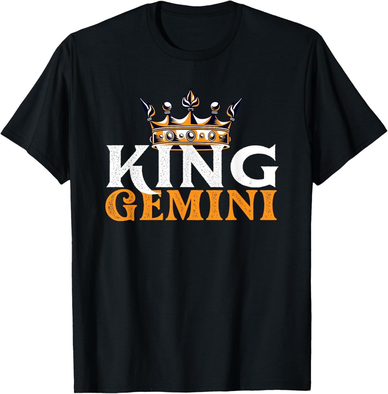 NEW LIMITED King Gemini - Astrologer Astrology Zodiac Sign Horoscope T-Shirt S
