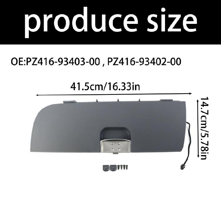 Car Left Right Side Glove Box Cover Plastic Lid PZ416-93403-00 PZ416-93402-00 Glove Box Lid Replacement